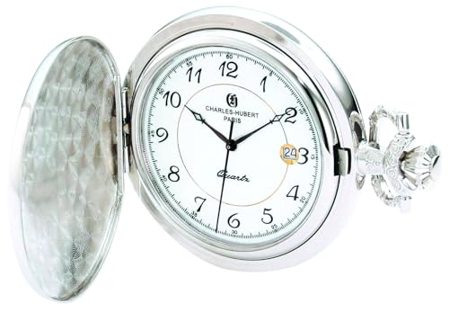 [Charles Hubert, Paris] 懐中時計 ポケットウォッチ デイト 3927 メンズ